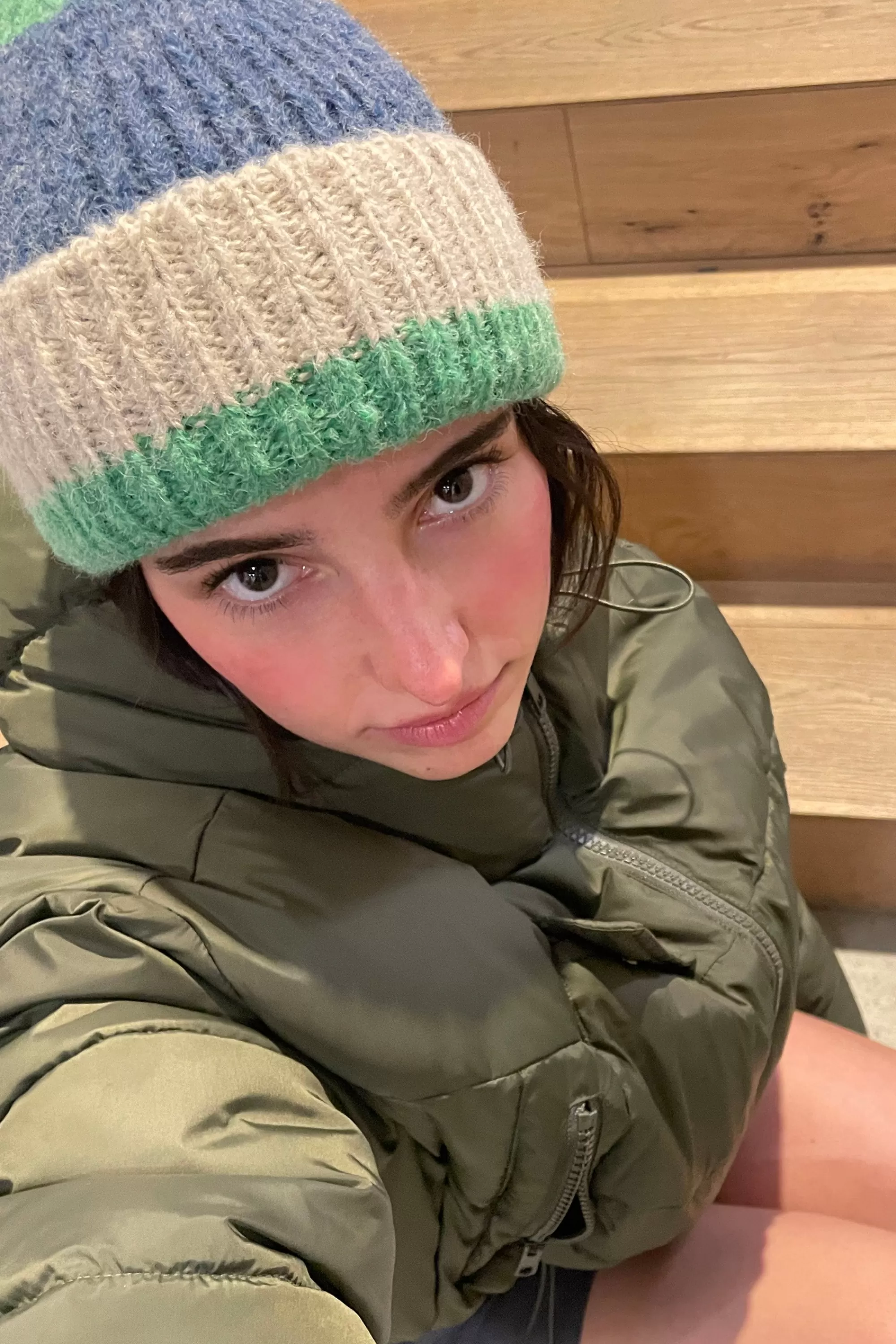 OAK + FORT COLOR BLOCK BEANIE | Women Hats & Beanies | Hats & Beanies