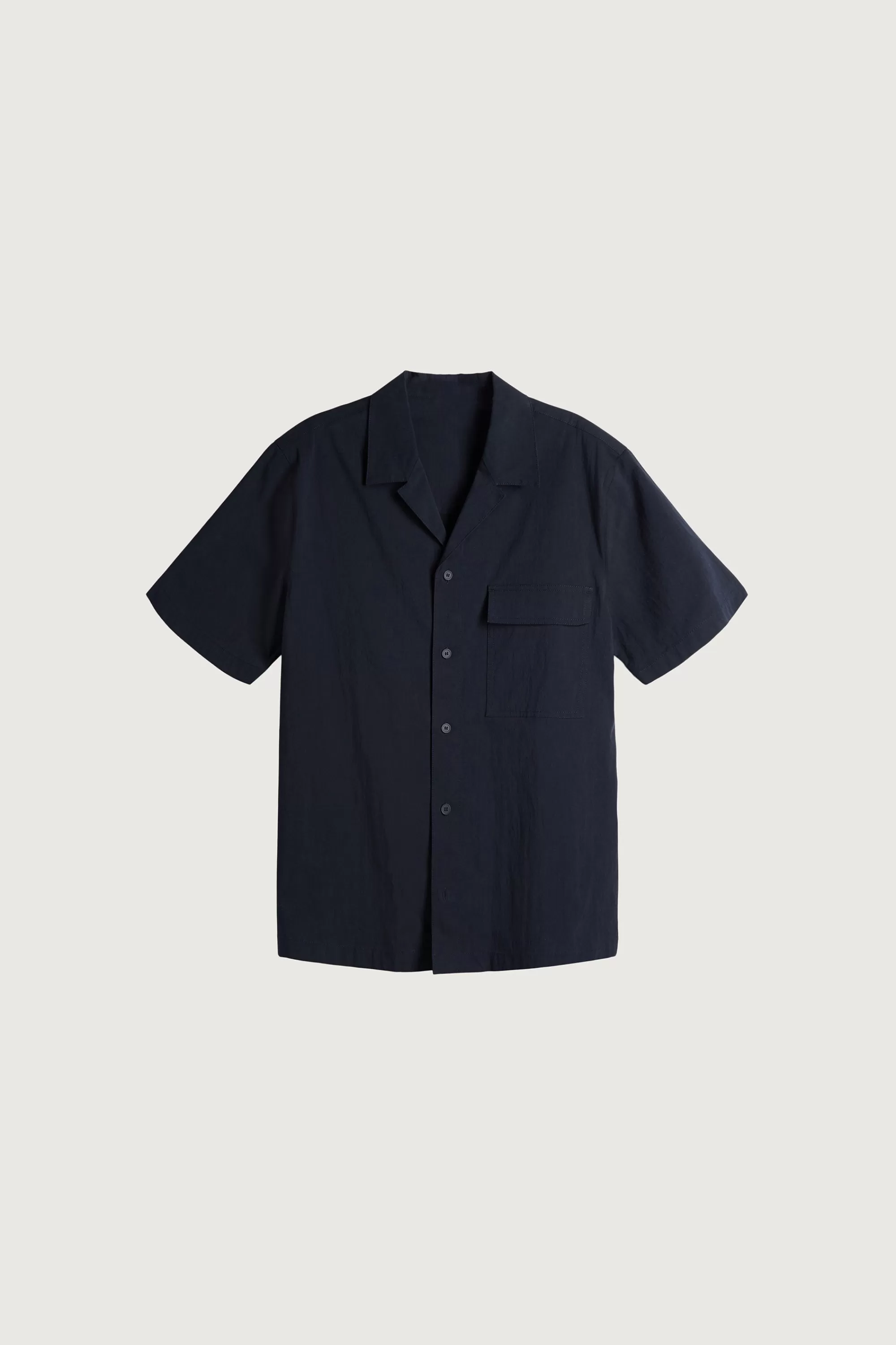 OAK + FORT COTTON NYLON CARGO SHIRT | Tops