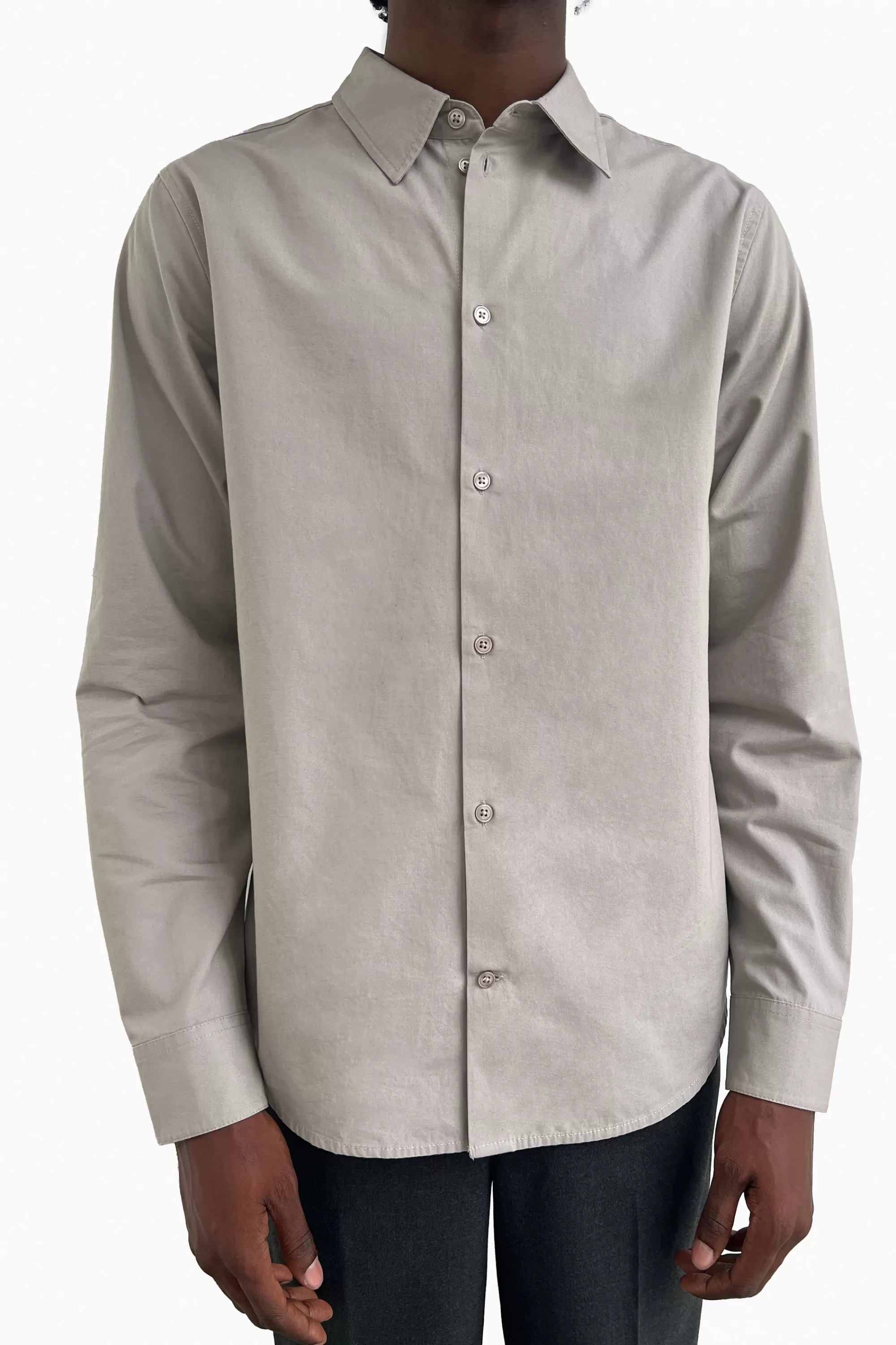 OAK + FORT COTTON POPLIN SHIRT | Tops