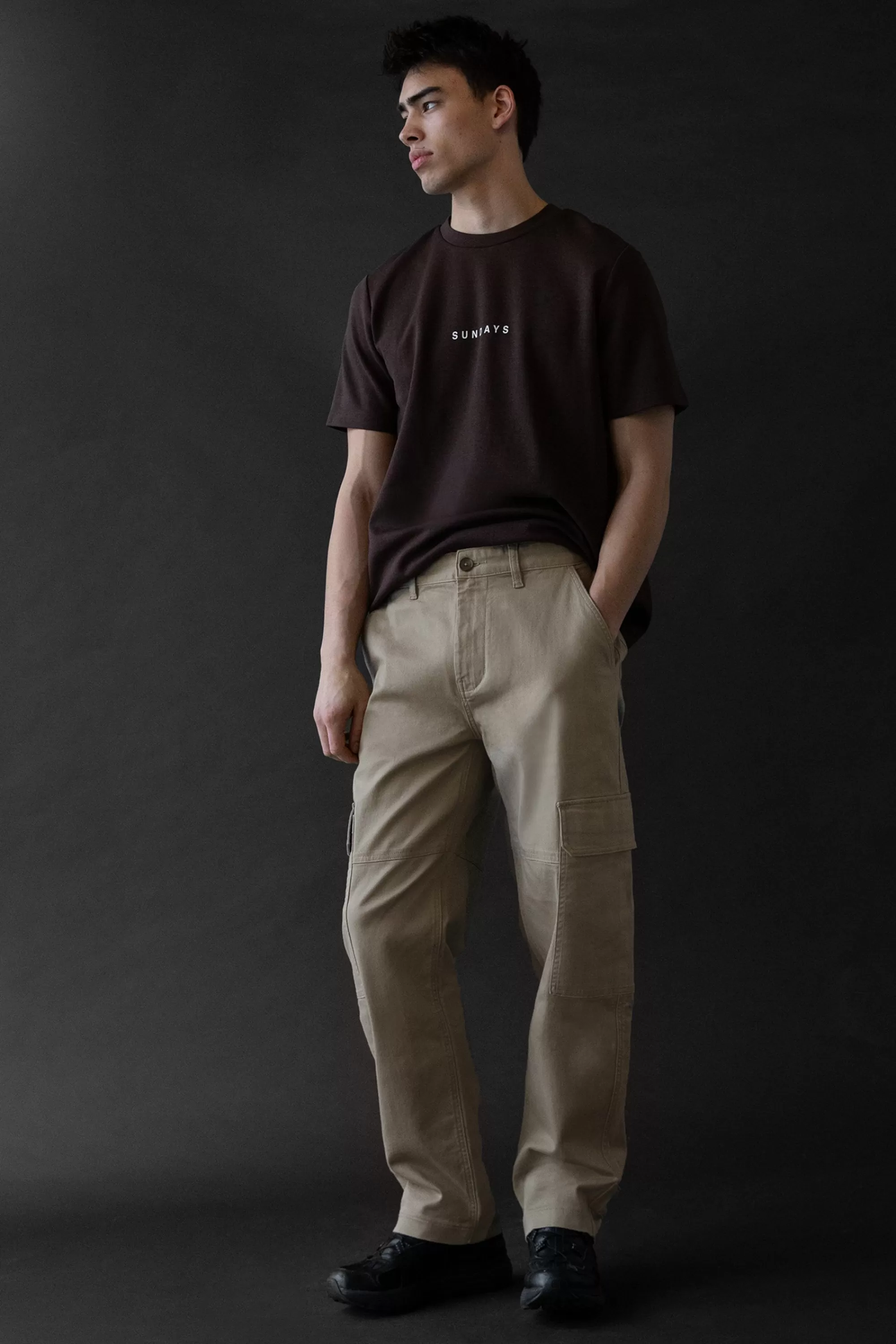 OAK + FORT COTTON TWILL CARGO PANT | Pants