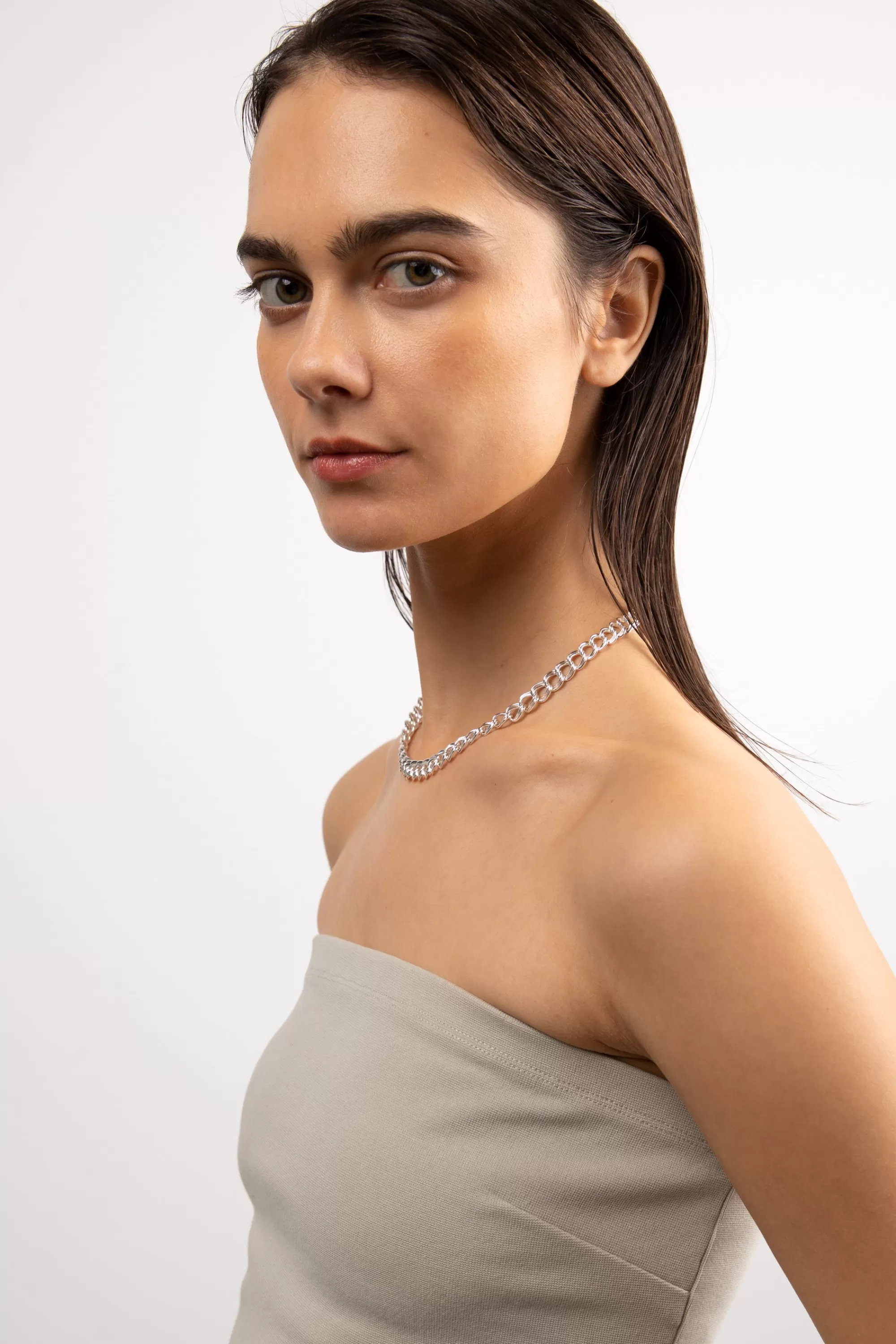 OAK + FORT DOUBLE LINK CHAIN NECKLACE | Women Necklaces | Necklaces