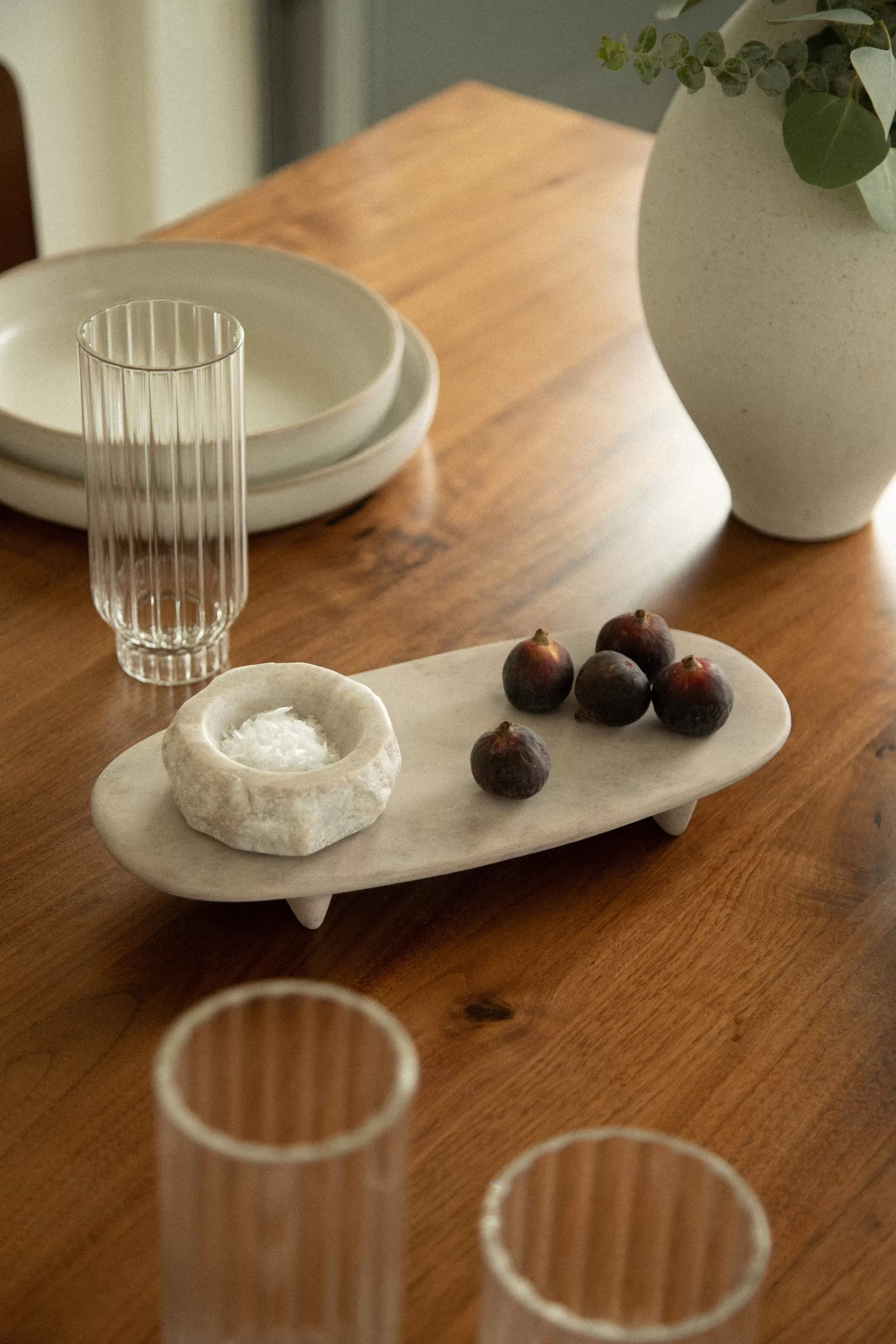 OAK + FORT DUO FOOTED TRAY | Decor & Objects