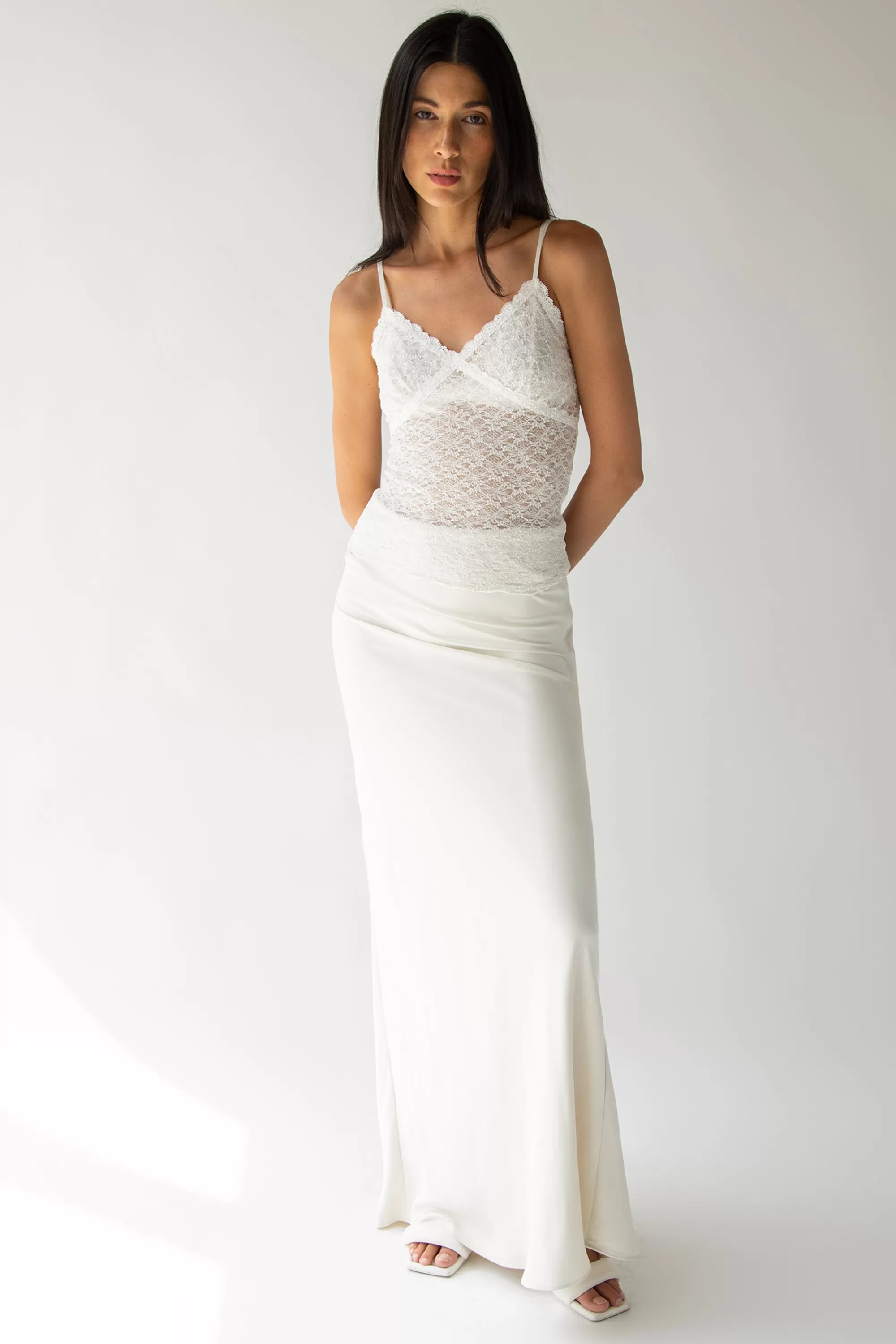 OAK + FORT LACE CAMISOLE TANK TOP | Women Tops