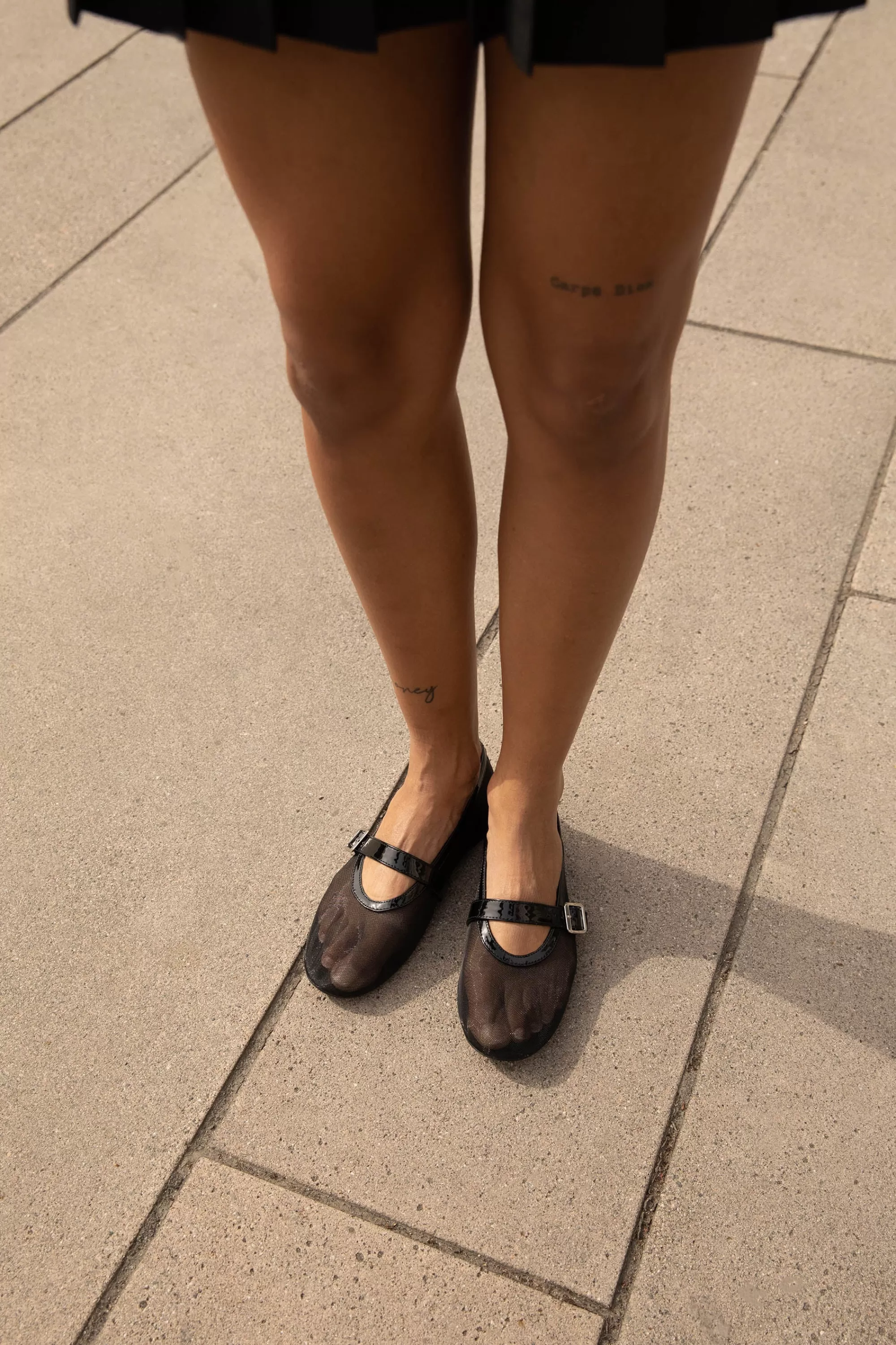 OAK + FORT MESH BALLET FLATS | Women Shoes | Shoes
