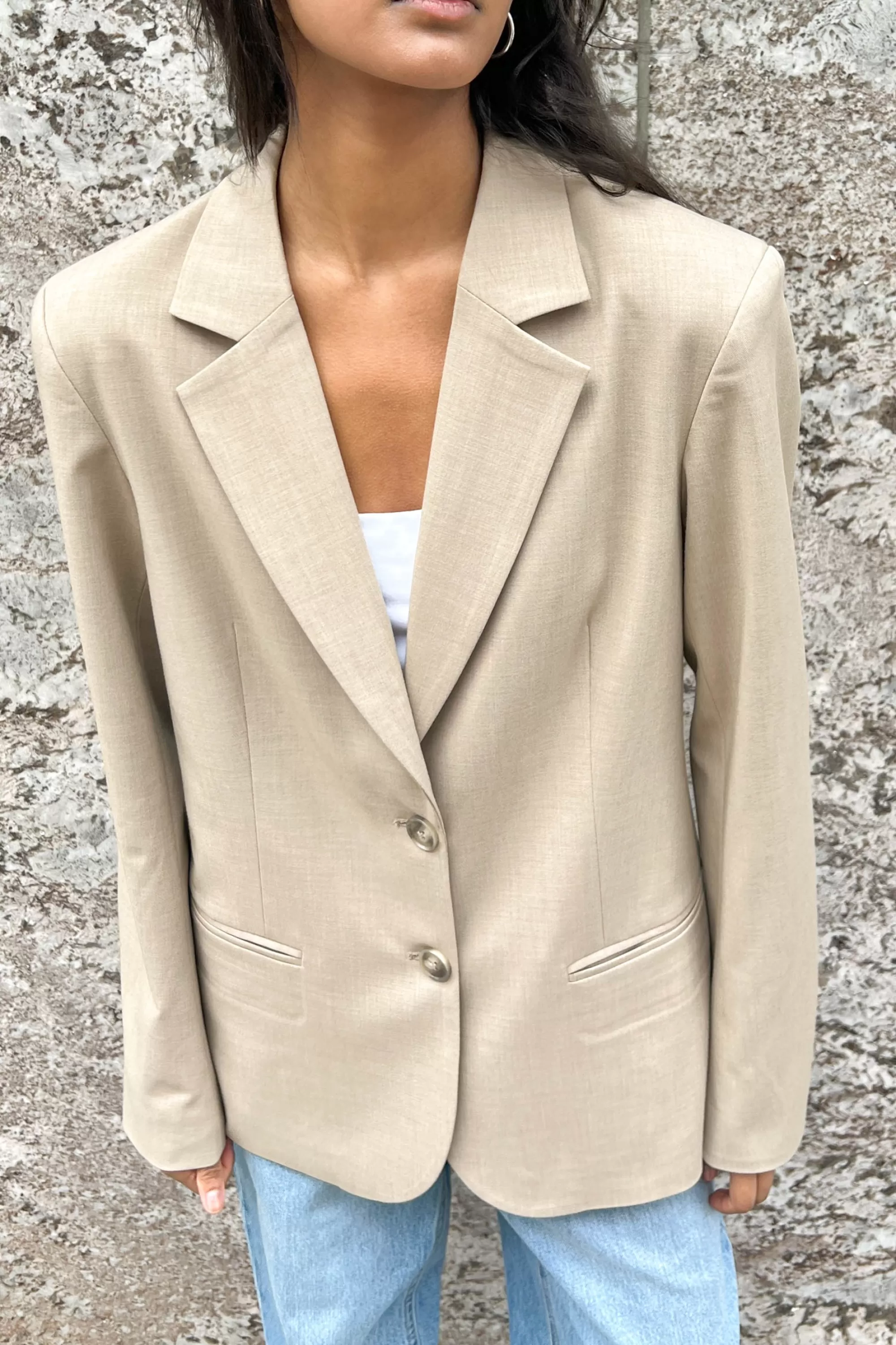 OAK + FORT RELAXED FIT BLAZER | Women Coats & Jackets | Blazers