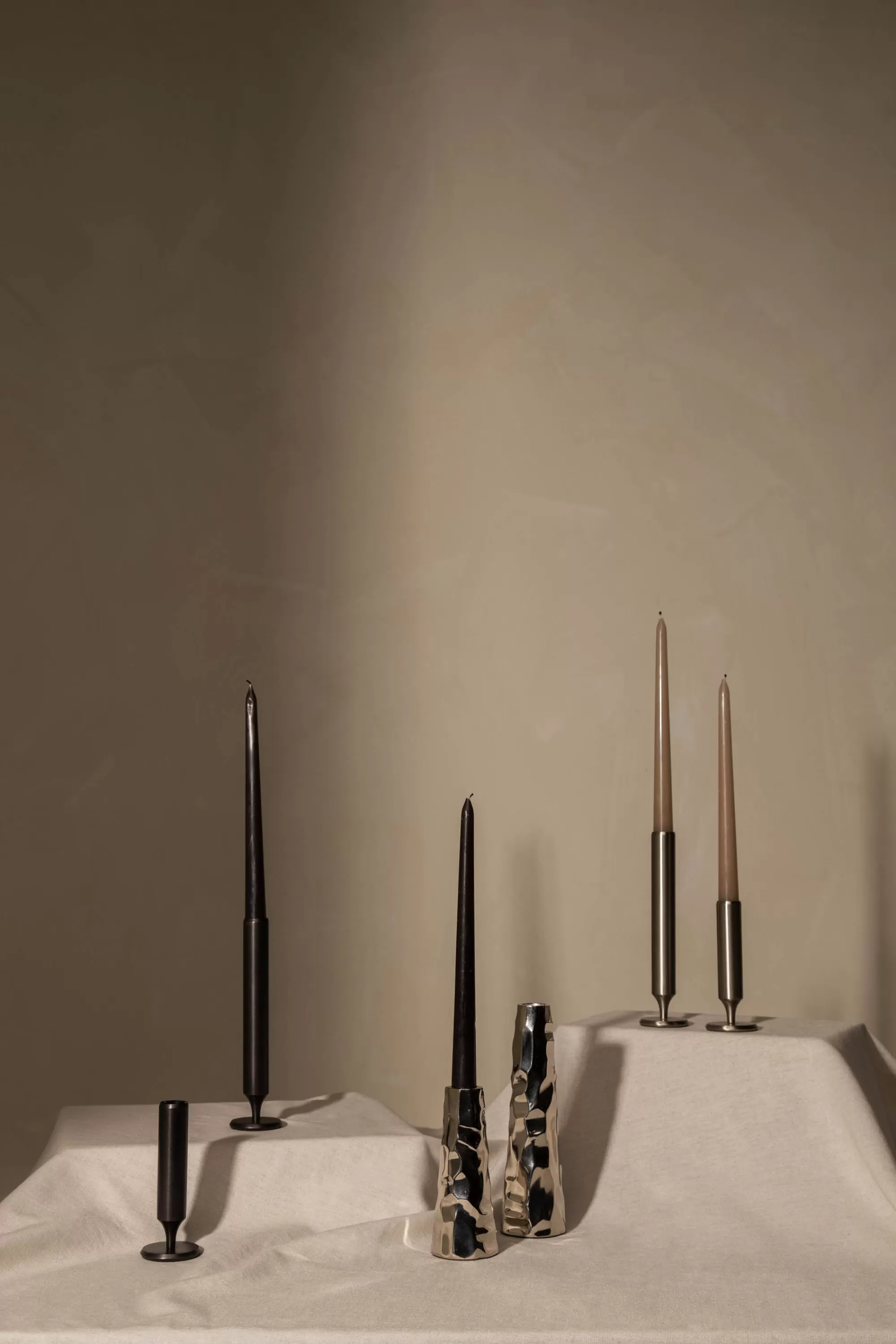 OAK + FORT SET OF TWO TAPER CANDLES | Apothecary