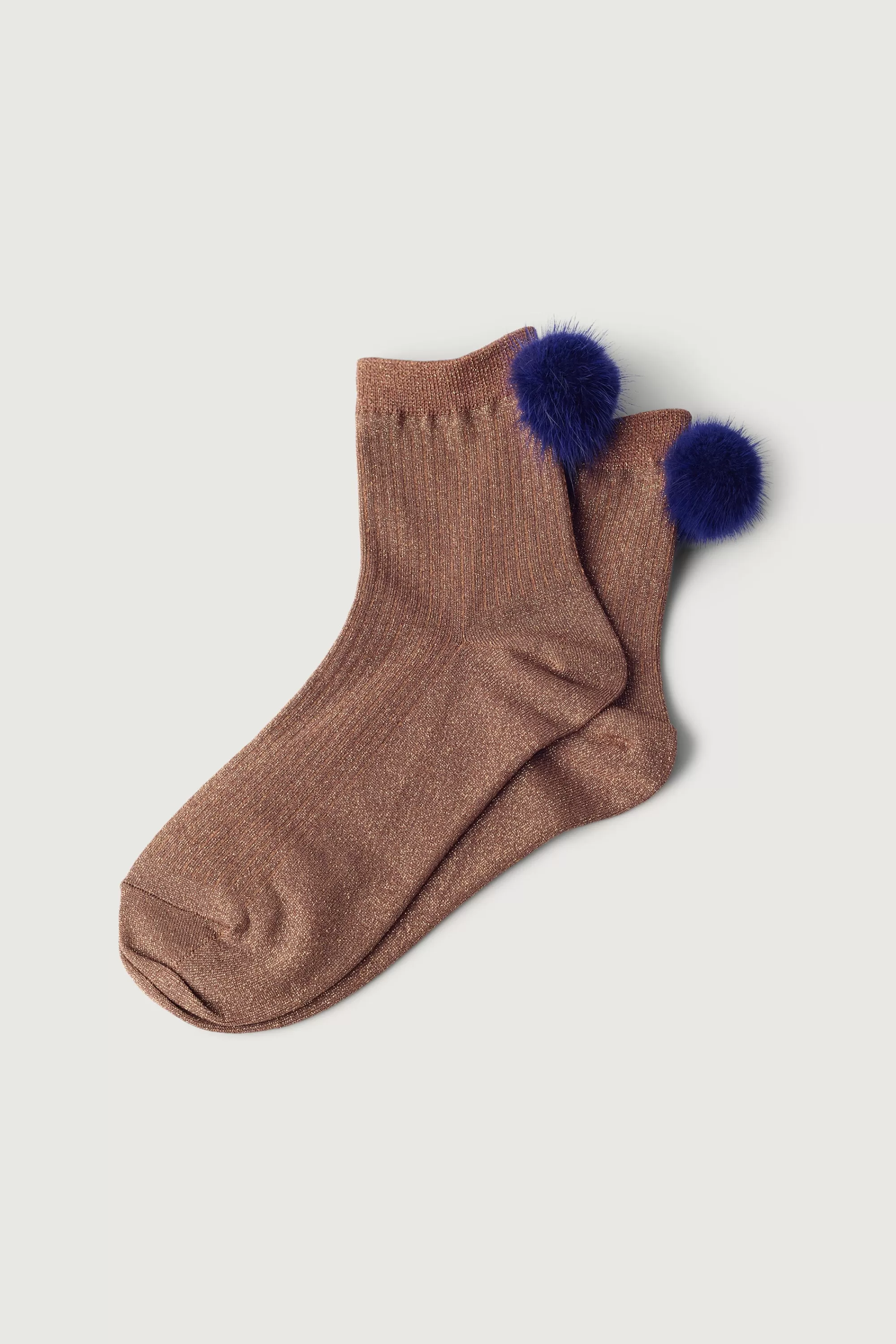 OAK + FORT SHIMMER KNIT SOCKS | Women Socks | Socks