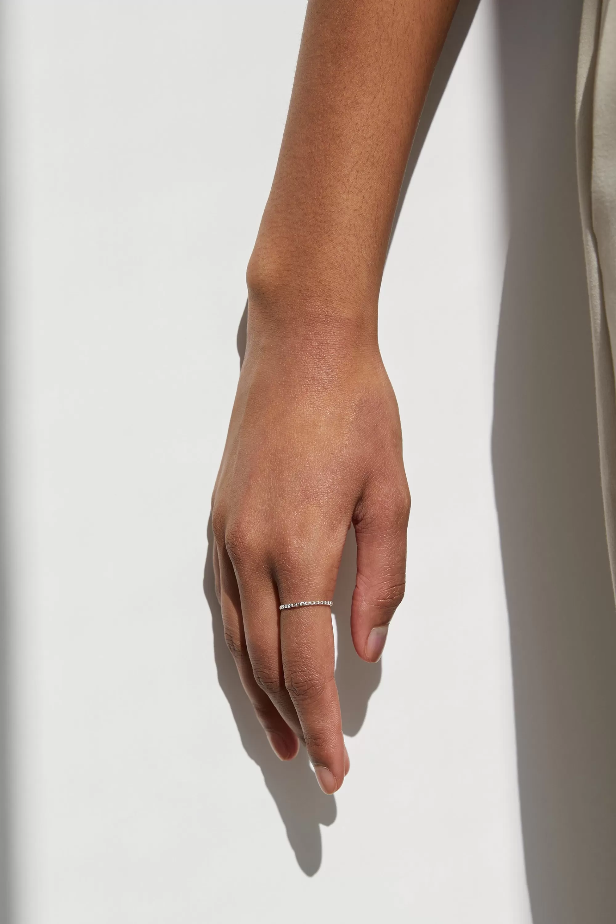 OAK + FORT STERLING SILVER RING WITH LINK | Women Rings & Bracelets | Rings & Bracelets