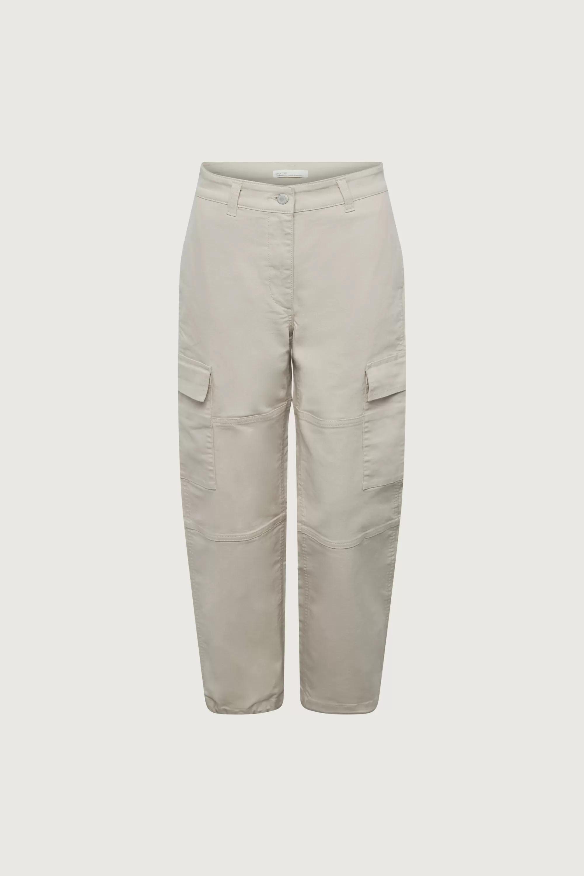 OAK + FORT TWILL WIDE LEG CARGO PANT WITH SHOCK CORD | Women Pants